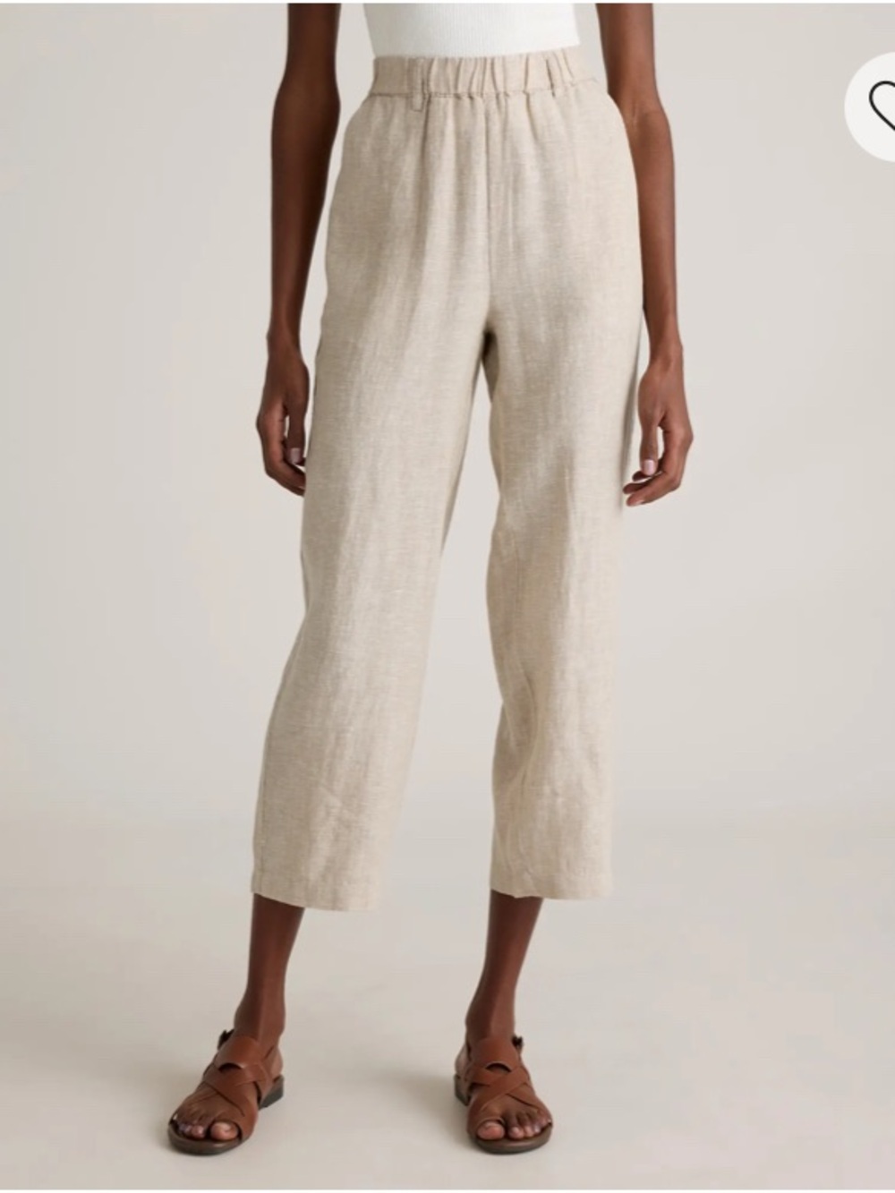 Quince 100% European linen pants